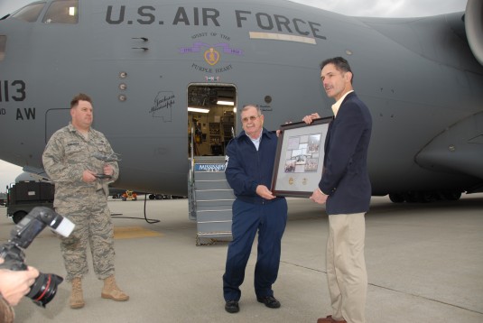 Purple Heart Hall Honored by Air Guard