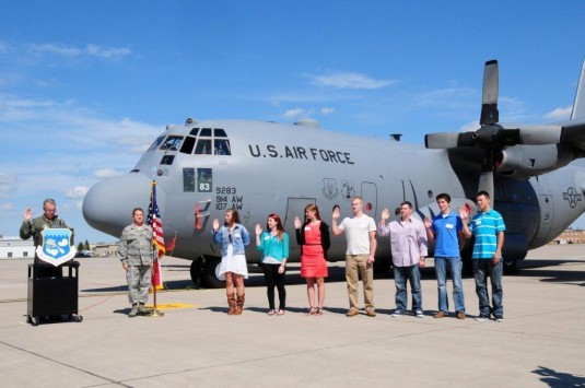 107th Enlists New Airmen on Sept. 11