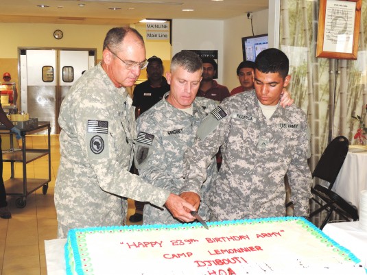 New York Soldier Joins Army Birthday in Africa