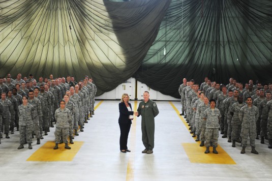 Air Force Secretary Visits 106th Rescue Wing