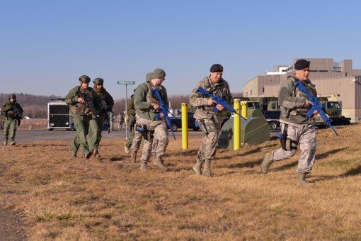 Security Drill at 105th Airlift Wing