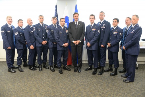Slovenian President Recognizes 106th Rescue Wing