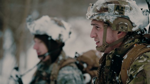 Cav Soldiers conduct snowy exercise