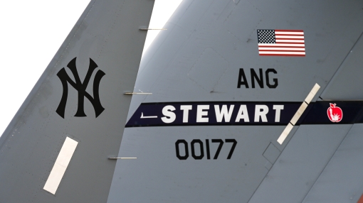 105th Airlift Wing honors New York Yankees 