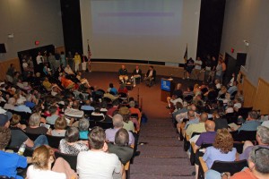 New York State Museum&rsquo;s Huxley Theater was filled on July 6 for &ldquo;Restrepo&rdquo; and a question and answer period with one of the film&rsquo;s producers and one of the featured soldiers.